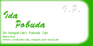 ida pobuda business card